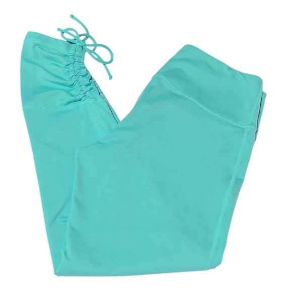 Z by ZELLA RUCHED TIE HEM HIGH WAIST LEGGINGS SZ M - Picture 5 of 6